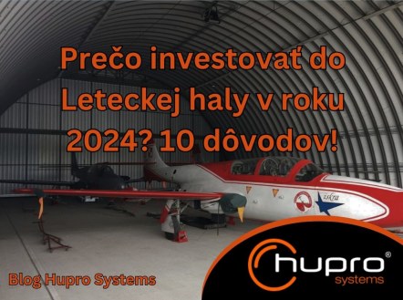 Obrázok ku aktualite Prečo investovať do Letecké haly v roku 2024? 10 dôvodov!