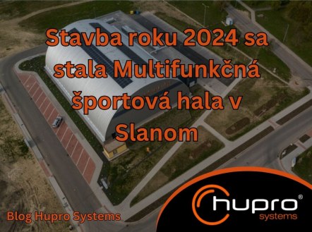 Obrázok ku aktualite Stavba roku 2024: Multifunkčná športová hala v Slanom